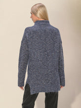 Pull ample décontracté à fente latérale pour femme RP0023562